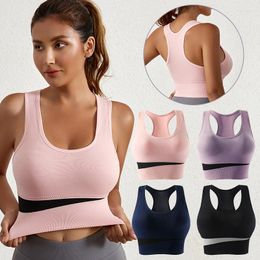 Yoga Outfit Women's Seamless Bra Pad Underwear Chest Sleep Sports Vest Big Size Top Nylon Bralette For Women