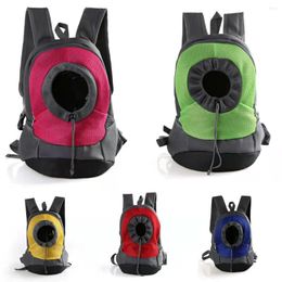 Dog Car Seat Covers Pet Summer Cat Back Breathable Bag Go Out Portable Travel Backpack Teddy Chest Carrier
