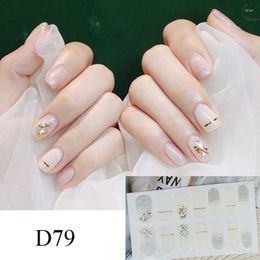 Nail Stickers Five Sorts Of Fashion Wraps Self Adhesive Manicure Decoracion Strips Sticker Set Art