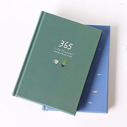 Deer Fish Leaf Mini Cute Daily Weekly Monthly Diary Journal Notebook Planner Stationery Student Gift Office Business Supplies