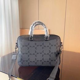 briefcase men bag designer briefcases laptop Fashion Letters Print Shoulder Bags Work Handbag women computer bag 230519