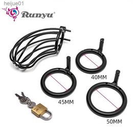  Runyu Metal Chastity Cage, Cock Design Male Cock Cage Locked  Penis Cage Sex Toy for Men,Key and Lock Included, 40mm : Health & Household