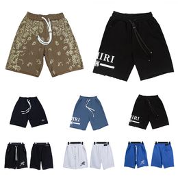 2023 Summer New Designer high quality Men's and Women's Pure Cotton Am Shorts High Street Printing Fashion Wear with Shorts A014