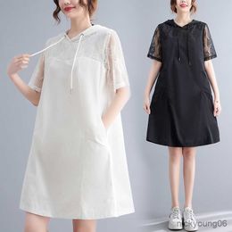 New Summer Maternity Dress Woman Casual Patchwork Large Size Dresses Pregnant Woman Clothing R230519