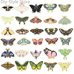 Butterfly Brooch Moth Brooch Animal Brooch Animals Insect Brooch Butterfly Pin Animal Pin Moth Pin Insect Badge Lapel Pins