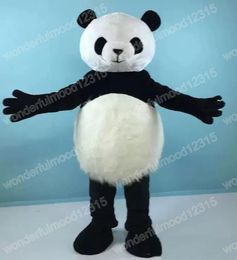 Performance cute panda Mascot Costumes Carnival Hallowen Gifts Unisex Adults Fancy Party Games Outfit Holiday Outdoor Advertising Outfit Suit