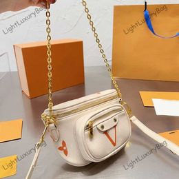 Pillow Waistpack Shoulder Bags Designers V Handbags Purses Embossed Letter Crossbody Bag Tops Quality Women Underarm Bag 230518