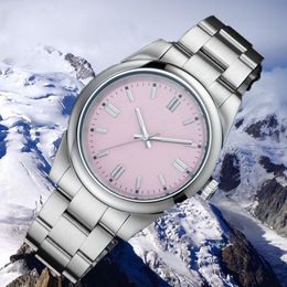 Relógio feminino mecânico automático relógios senhora aaa temperamento elegante luz 36mm pulseira de aço inoxidável movimento moda safira