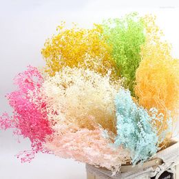 Decorative Flowers 60-80g/ Dried Natural Preserved Million Babybreath Bouquet Dry Eternell Gypsophila Flower Mini Babys Breath Home Decor