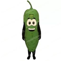 Performance green vegetable Mascot Costumes Carnival Hallowen Gifts Unisex Adults Fancy Party Games Outfit Holiday Outdoor Advertising Outfit Suit