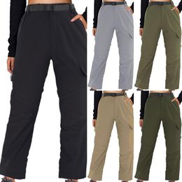 Skiing Pants Women'S Outdoor Sports Casual Quick Drying Detachable Summer Four Sided Elastic Hiking Cute Sweatpants