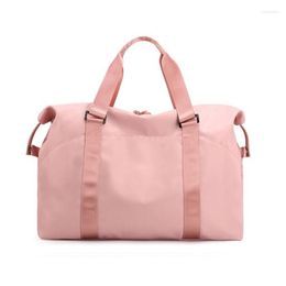 Duffel Bags Women Travel Bag Large Capacity Tote Foldable Luggage Shoulder Duffle Storage Waterproof Handbags Yoga Sport Crossbody