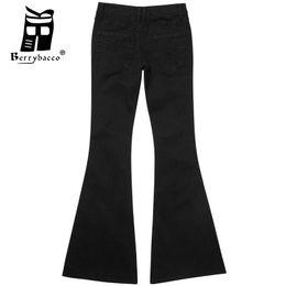 Jeans Flared Skinny Jeans Women Pants High Waist Streetwear Y2k Clothes Women's Mom Jeans E Girl Woman Trousers Denim Pants Ladies Yk2