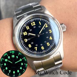 Wristwatches Diver Watch 36mm Pilot NH35A Automatic for Women 200m Waterproof Steel Diving Clock Stainless Bracelet Flat Sapphire 230519