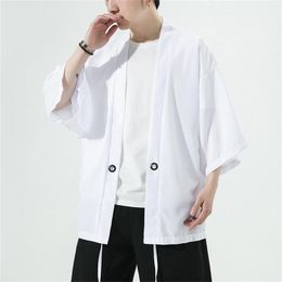 Men's Jackets Men's Solid Drop Shoulder Kimono Jacket Open Front Long Cardigans With Hood Mens Sweater Zipper Cardigan Costume