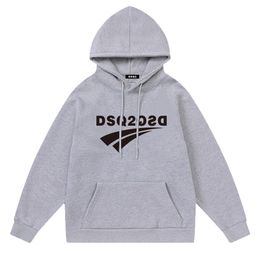 essentials hoodies DSQ2 men's hooded sweater, shoulder drop, lovers' classic LOGO, easy to wear, casual and versatile hoodie