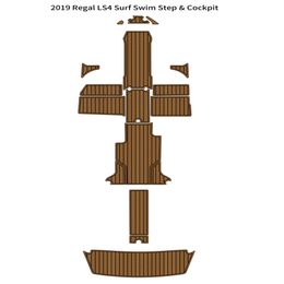 2019 Regal LS4 Surf Swim Step Cockpit Boat EVA Faux Foam Teak Deck Floor Pad