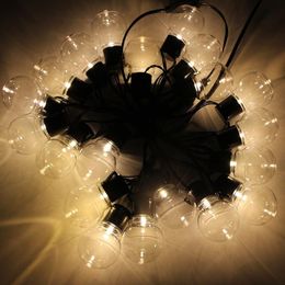Strings LED Bulb Fairy Lights Solar Light Outdoor Garland Wedding Christmas Garden Decoration Holiday LightingLED