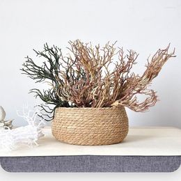 Decorative Flowers 3 Pcs Artificial Coral Twigs Living Room Landscaping Christmas Ornament Accessories Plant Garden Decoration Outdoor