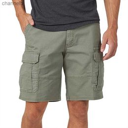 Summmer Men Shorts Breathable Multi Pockets Cargo Pants Beach Shorts Loose Trousers Knee Length Mens Pant Casual S-5XL Plus SizeL230519