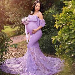 Sexy WomenPregnant Mother Dress Maternity Photography Props Pregnancy Clothes Dress for Pregnant Photo Shoot Clothing R230519