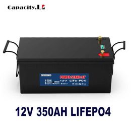 12V 300AH Solar battery lifepo4 battery pack 320ah lithium rechargeable battery 350ah with Bluetooth BMS RV waterproof inverter