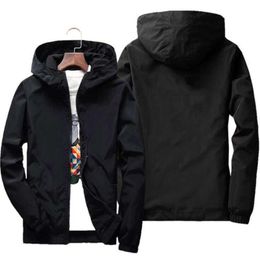 Men's Hoodies & Sweatshirts Pilot Men Jacket Casual Hooded Zipper Sweatshirt MenS Sportswear Fashion Windbreaker With Pockets Oversized Itse