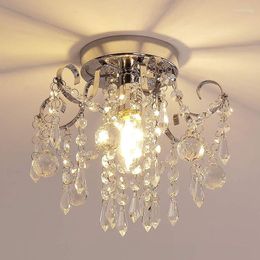Chandeliers Modern K9 Crystal Chandelier Indoor Balcony E14 Bulb Led Lamps Decorative Gift Giving Lighting