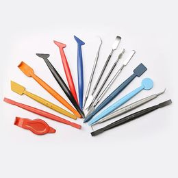 Treamming Tool 1 Edged Fold Squeegee and 3 P Micro Squeegee Curves Slot Tint Set with Different Hardness MO-632