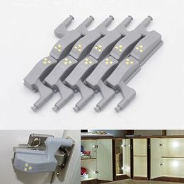 Lot Modern Emergency LED Lamp Home Wardrobe Cabinet Cupboard Shoebox Universal Hinge Light Hydraulic Furniture Bulbing