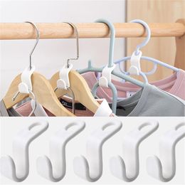 Hangers Clothes Hanger Connector Hooks Wardrobe Organizer Connect Hook Closet Space Saving Rack Organizers Storage Coat