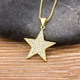 Fashion Simple Star Choker Necklace For Women Elegant Charm Ladies Gold Chain Pendant Necklaces Romantic Valentine Girl Gifts