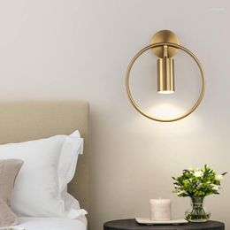 Wall Lamps Modern LED Sconce Chic Light Fixtures Indoor Metal Lamp For Bedroom Living Room El Bar Hallway