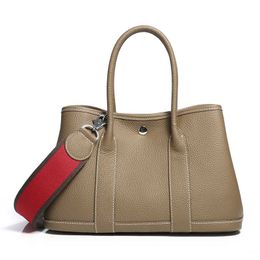 2023 Luxury Minimalist Leather korean tote bag for Women - Large Capacity, Delicate Garden Party Design, Perfect for Work and Commuting