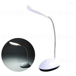 Table Lamps Small Lamp For Bedroom Battery Powered LED Desk Light Study Book Reading Lights Bedside Student Office U26