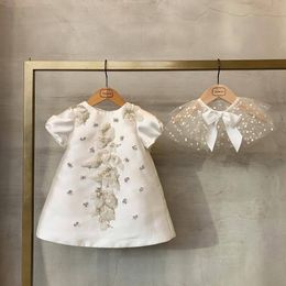 Girl's Dresses 1st Birthday Party Dresses Flower Princess Children Girls Dress For Party And Wedding Baby Baptism Dress Christeing Ball Gowns 230519