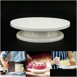 Other Bakeware Rotating Cake Turntable Smoothly Revoing Decorating Stand Antiskid Round Cakes Making Supplies Drop Delivery Home Gar Dhil6