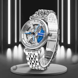 Women s Watches Women Fashion Wristwatch Quartz Watch Top Brand Waterproof Fully With Luminous Wheel Spin 9004 230519