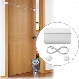 Cat Carriers Pet Cats Dogs Door Opener Enter Security Easily Hole Dog Gate Kit Without Drilling Easy Installation