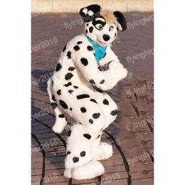 Halloween White Husky Fox Dog Mascot Costume customize Cartoon Anime theme character Xmas Outdoor Party Outfit Unisex Party Dress suits