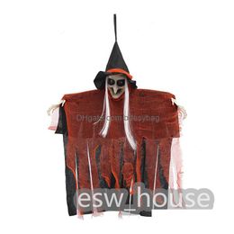 Other Festive Party Supplies Halloween Atmosphere Hanging Wicked Witch Decoration Outdoor And Indoor Haunted House Scary Props Dro Dhzib