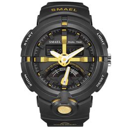 Smael Brand Watch Men Fashion Casual Electronics Wristwatches Clock Digital Display Outdoor Sports Watches 1637273L