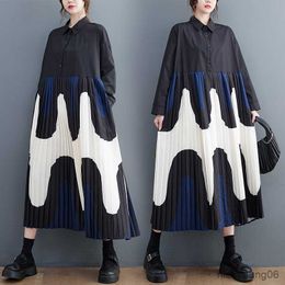 2023 New Spring Maternity Dress Women Elegant Long Sleeve Large Size Dresses Pregnant Women Clothing R230519