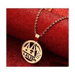 Pendant Necklaces Yezidi Lalish Peacock Holiest Temple Of The Yazidis For Women Men Girlspendant Drop Delivery Jewellery Pendants Dhr7U