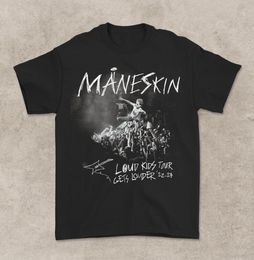 Women's TShirt MANESKIN LOUD KIDS ON TOUR 23 ONeck Cotton T Shirt Men Casual Short Sleeve Tees Tops Camisetas Mujer 23519