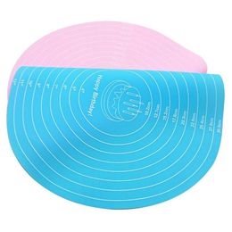 Mats Pads 12 Inch Sile Laminating Table Dishwasher Safe Heat Resistant Kneading Dough Baking Mat With Scale Drop Delivery Home Gar Dhut7