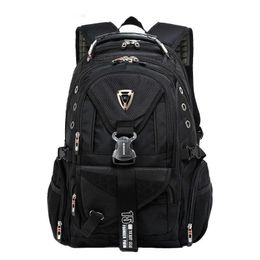 Backpack Bag Waterproof Oxford Swiss Backpack Men 17 Inch Laptop Backpacks Travel Rucksack Female Vintage School Bags Casual Bagpack 0508