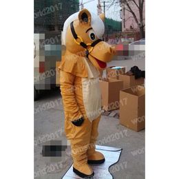 Halloween Horse Mascot Costume Simulation Cartoon Character Outfit Suit Carnival Adults Birthday Party Fancy Outfit for Men Women