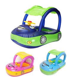 Beach accessories Baby Sunshade steering wheel Summer baby seat safety coach table swimming pool floating ring P230519
