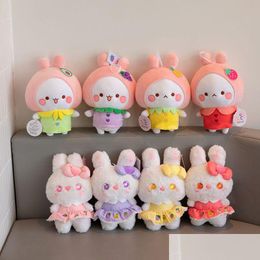 Other Festive Party Supplies Easter Bunny Dolls Cute Fruit Series Rabbit Shaped 23Cm Plush Toys Spring Event Baby Birthday Gifts D Dhc8O
